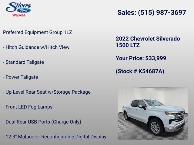 2022 Chevrolet Silverado 1500 LTZ