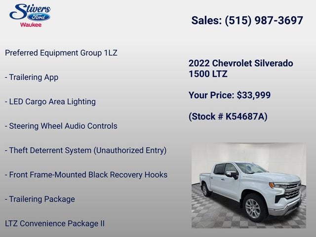 2022 Chevrolet Silverado 1500 LTZ