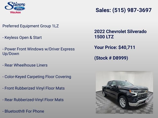 2022 Chevrolet Silverado 1500 LTZ