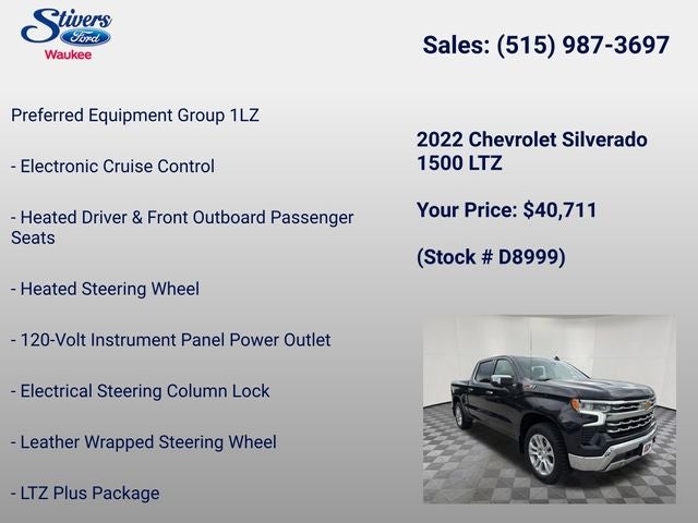 2022 Chevrolet Silverado 1500 LTZ