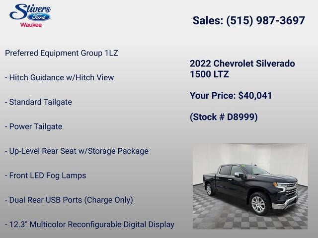 2022 Chevrolet Silverado 1500 LTZ