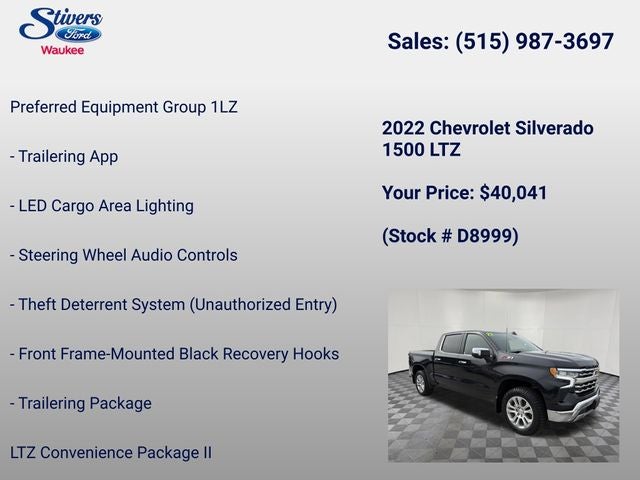 2022 Chevrolet Silverado 1500 LTZ