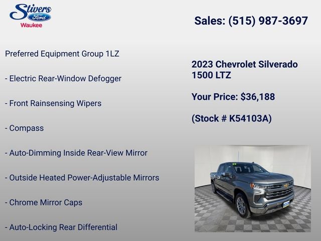 2023 Chevrolet Silverado 1500 LTZ