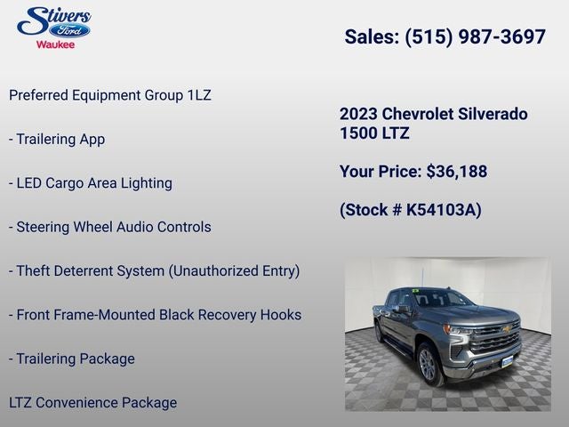 2023 Chevrolet Silverado 1500 LTZ