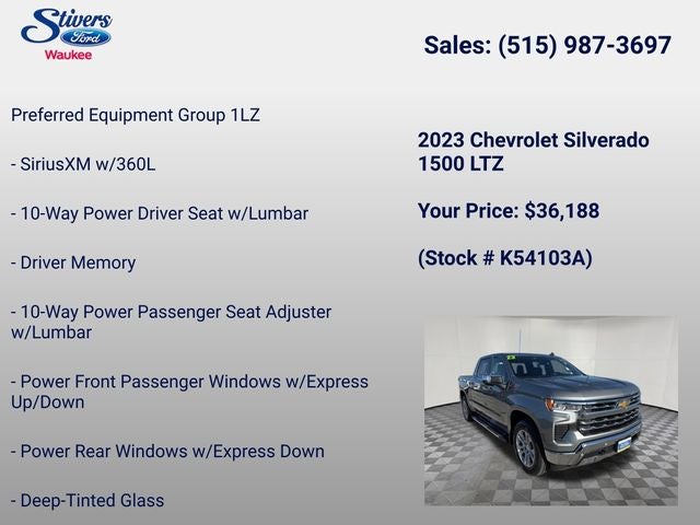 2023 Chevrolet Silverado 1500 LTZ