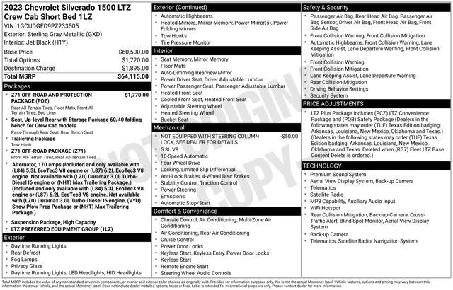 2023 Chevrolet Silverado 1500 LTZ