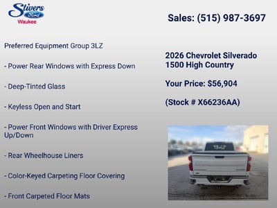 2026 Chevrolet Silverado 1500 High Country