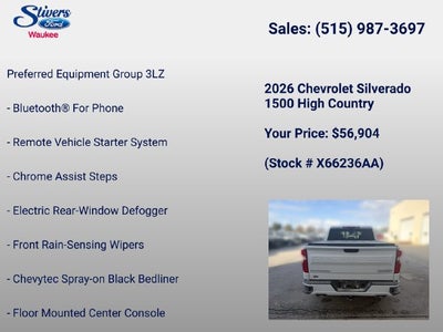 2026 Chevrolet Silverado 1500 High Country