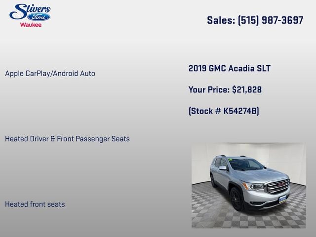 2019 GMC Acadia SLT-1