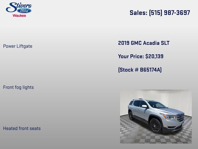 2019 GMC Acadia SLT-1