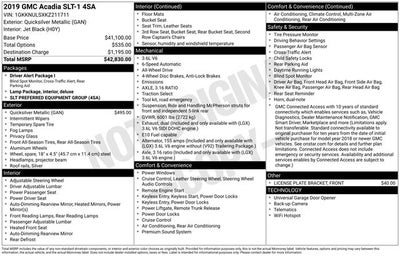 2019 GMC Acadia SLT-1