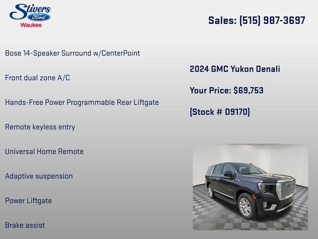 2024 GMC Yukon Denali