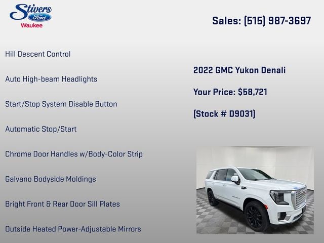2022 GMC Yukon Denali