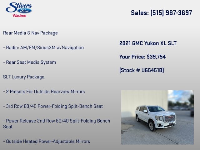 2021 GMC Yukon XL SLT