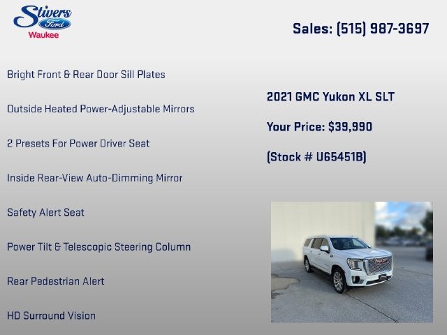 2021 GMC Yukon XL SLT