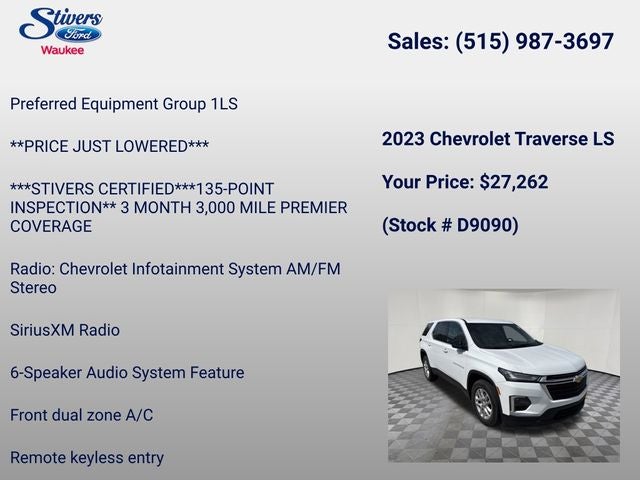 2023 Chevrolet Traverse LS