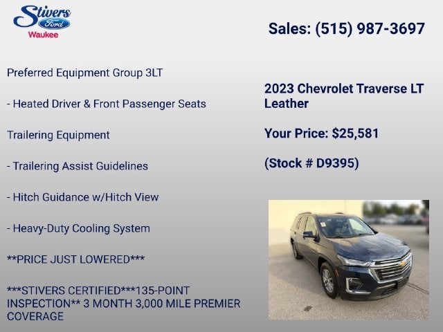 2023 Chevrolet Traverse LT Leather