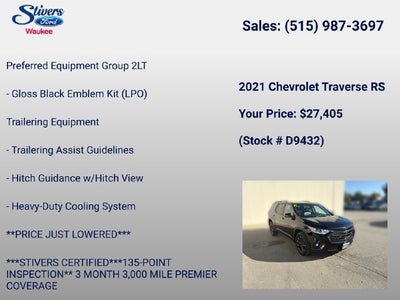 2021 Chevrolet Traverse RS