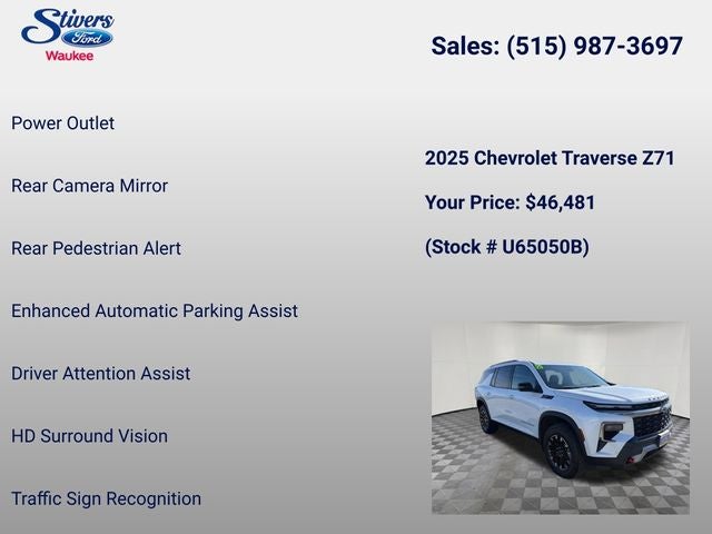 2025 Chevrolet Traverse Z71