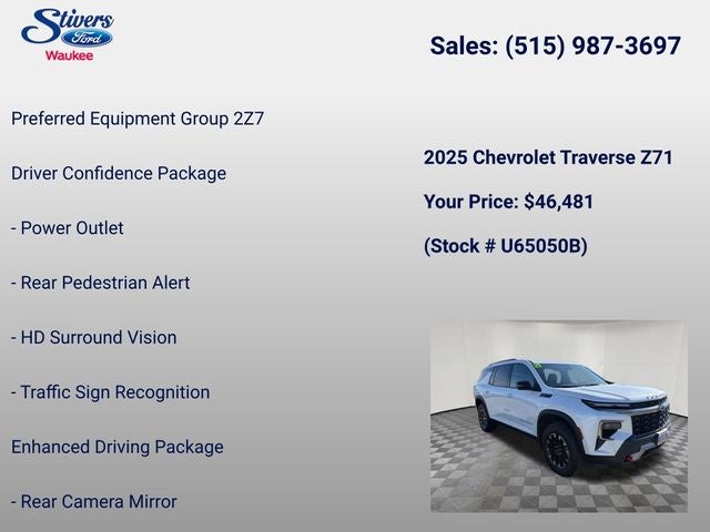 2025 Chevrolet Traverse Z71