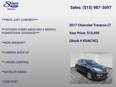 2017 Chevrolet Traverse 2LT 2LT