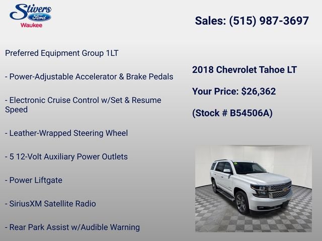 2018 Chevrolet Tahoe LT