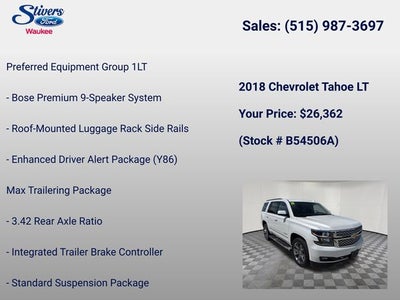 2018 Chevrolet Tahoe LT