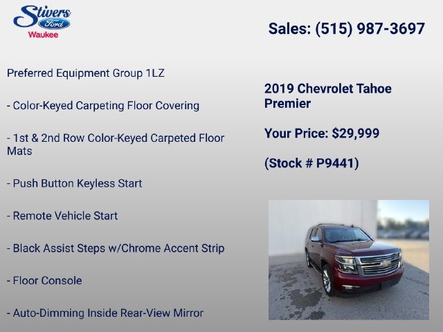 2019 Chevrolet Tahoe Premier