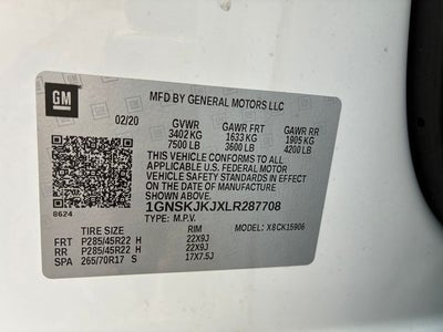 2020 Chevrolet Suburban Premier