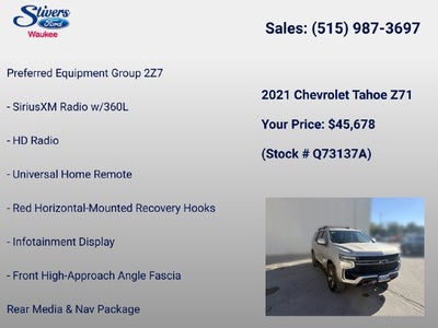 2021 Chevrolet Tahoe Z71