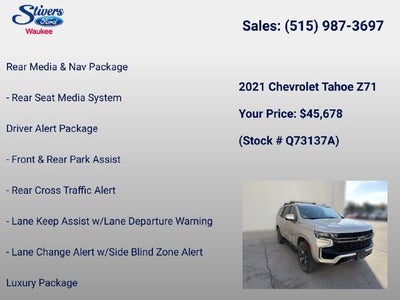 2021 Chevrolet Tahoe Z71