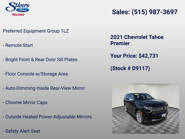 2021 Chevrolet Tahoe Premier
