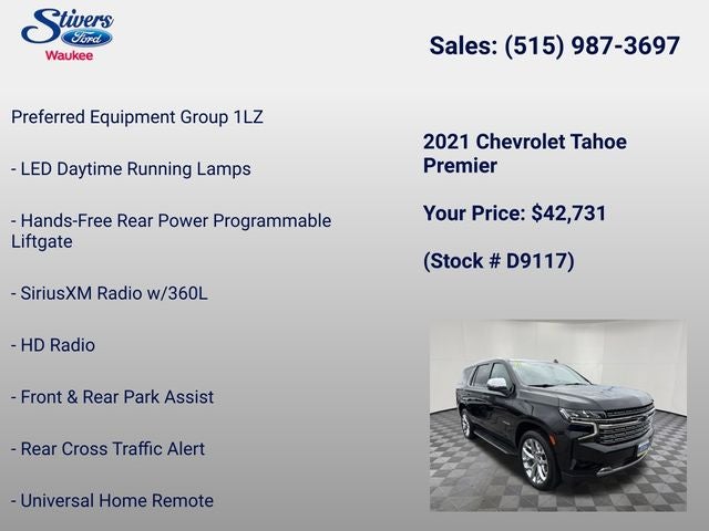 2021 Chevrolet Tahoe Premier