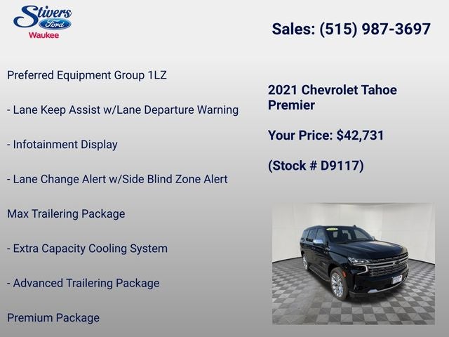 2021 Chevrolet Tahoe Premier