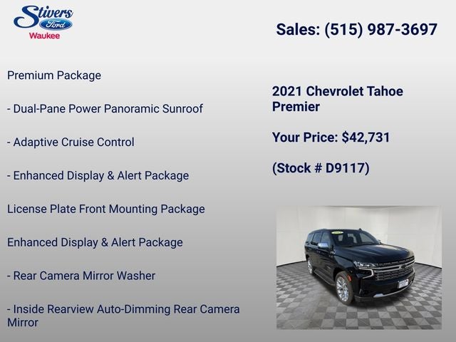 2021 Chevrolet Tahoe Premier