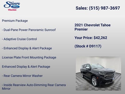 2021 Chevrolet Tahoe Premier