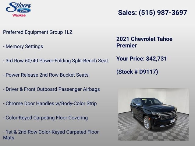 2021 Chevrolet Tahoe Premier