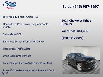2024 Chevrolet Tahoe Premier