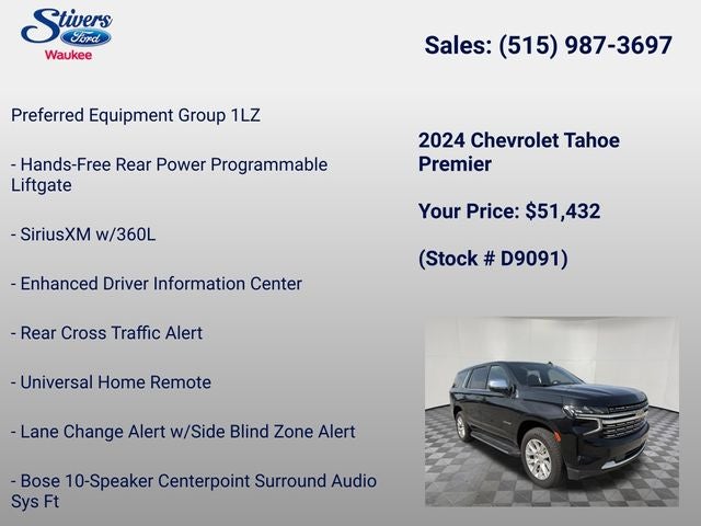 2024 Chevrolet Tahoe Premier