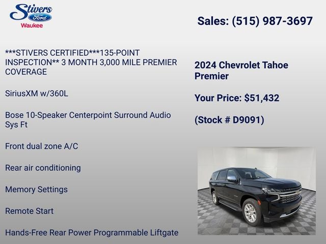 2024 Chevrolet Tahoe Premier