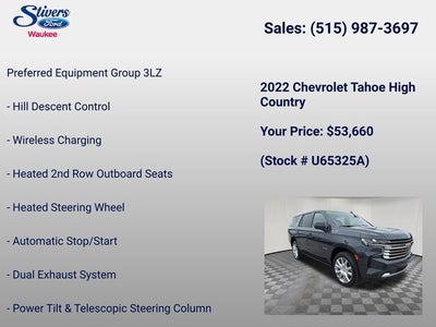 2022 Chevrolet Tahoe High Country