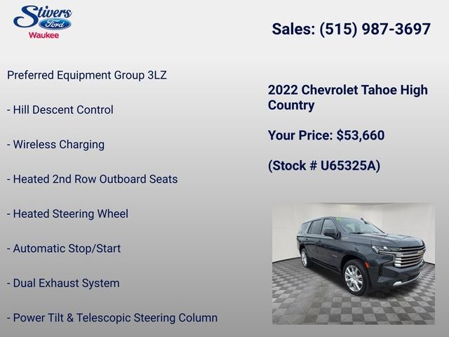 2022 Chevrolet Tahoe High Country