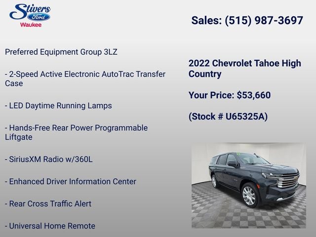 2022 Chevrolet Tahoe High Country