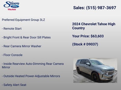 2024 Chevrolet Tahoe High Country