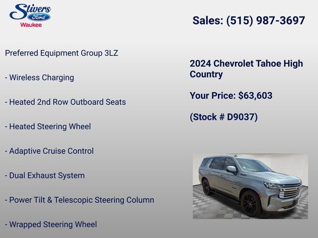 2024 Chevrolet Tahoe High Country