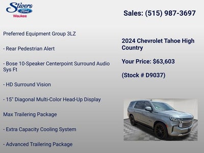 2024 Chevrolet Tahoe High Country