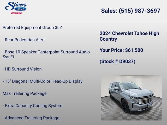 2024 Chevrolet Tahoe High Country