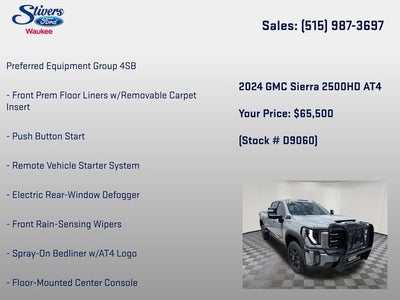 2024 GMC Sierra 2500HD AT4
