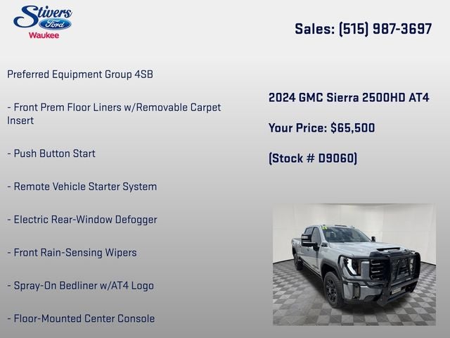2024 GMC Sierra 2500HD AT4