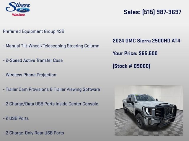 2024 GMC Sierra 2500HD AT4
